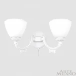 Бра с выключателем Arte Milano AM342837 342837/2W WT+SL (220V)