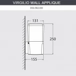 Настенный уличный светильник Fumagalli Virgilio DS3.562.000.WYF1R (220V, IP55)