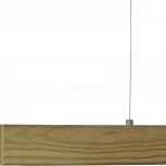 Подвесной линейный светодиодный светильник дерево орех Favourite Officium 2109-15P
