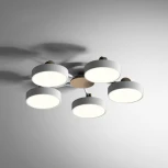 Потолочная люстра Move 5 Gray ImperiumLoft Move_01 (178249-26) (LED, 220V)