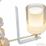 Подвесная люстра Arte Milano Florentia-6087 306087/3 Wh/Gd (220V, на цепи)