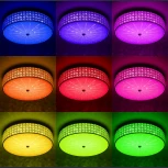 Потолочная люстра RGB на штанге Citilux Портал CL32418G1 (LED, 220V, пульт управления, круглые)