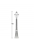 Наземный фонарь Oasis Light 84311c Bl