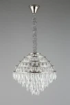 Подвесная люстра Aployt Wanda APL.735.03.06 (220V, хрусталь, на цепи, круглые)