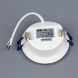 Встраиваемый точечный светильник Citilux Акви CLD008011 (LED, 220V, круглые, IP44)