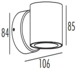Архитектурная подсветка светодиодная Oasis Light TUBE LED W78062 S (220V, IP54)