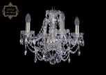 Подвесная люстра Art Classic 11.25 11.25.4.141.Gd.Sp (220V, хрусталь, на цепи, подсвечник, свеча)