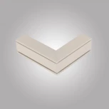 Коннектор угловой внутренний для накладного магнитного шинопровода AM Group MAGNET AM504 WH (48V)