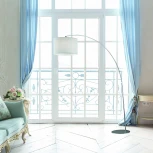 Торшер изогнутый для чтения Maytoni Nevada Z329-FL-01-CH (220V, выключатель)