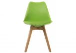 Деревянный стул Woodville Bonuss green 11825