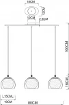 Подвесной светильник Arte Lamp Rastaban A7984SP-3CC (220V, на проводе, шарики)