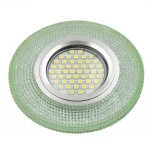 Встраиваемый точечный светильник Fametto Luciole DLS-L142 GU5.3 GLASSY/GREEN (220V, круглые)