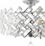 Потолочная люстра хрустальная на штанге Arte Milano Sorrento-7019 377019/6/50/470 CR (220V)