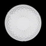 Настенно-потолочный светильник Sneha Гладиолус мат (300) НПБ 01-2х60-001 (220V, круглые)