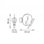 Бра Lightstar Scarabeo 755614 (12V)