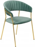 Стул Turin мятный с золотыми ножками Bradex Home FR 0912