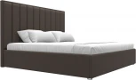 Кровать интерьерная Афродита 200 (Коричневый/Рогожка) Лига Диванов арт.123059
