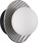 Настенный светильник ST Luce Noon SL1521.401.01 Черный/Дымчатый, Белый G9 1*5W 4000K