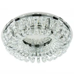 Потолочный светильник круглый Lightstar Onda 741074 (220V, хрусталь)