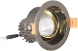 Встраиваемый светильник Lumina Deco Dalston LDC Y115 BK+GD (LED, 220V, круглые)
