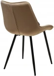 Стул MIAMI G062-03 светлый беж, велюр / черный каркас M-City 628M04290