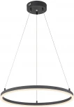 Подвесной светильник Escada Void 10254/1LED 43W Black APP (регулировка яркости, 220V, пульт управления, управление смартфоном, на тросе, кольцо)