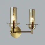 Бра Lumion Madonna 6554/2W бронза/коньячный/металл/стекло E14 2*40W 220V