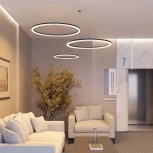 Подвесной светильник светодиодный SP-DIAMOND-R850-40W Warm3000 (BK, 45 deg, 230V, TRIAC) (Arlight, IP20 Металл) 054483