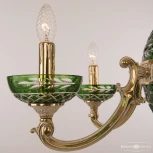 Подвесная люстра Bohemia Verona 72009P/6/175 GW P Clear-Green/H-1J Y8 FL2S