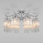 Потолочная люстра Eurosvet Sevilia 10119/8 хром/прозрачный хрусталь Strotskis