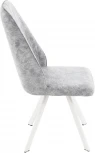 Стул Сильвио, Белый муар/Диджитал силвер, Аврора