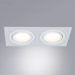 Точечный светильник встраиваемый Arte Lamp Tarf A2168PL-2WH (220V)