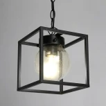 Уличный подвесной светильник Feron Прованс PL705 48384 60W E27 черный (220V, на цепи, IP44)