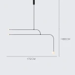 Люстра на штанге Lines E ImperiumLoft Lines-05 (140820-26) (220V, шар)