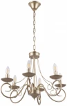 Подвесная люстра Arte Milano AM349159 349159/6 CG (220V, на цепи, подсвечник, свеча)