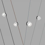 Трековый светильник низкоковольтный для ременной системы LED с голосовым управлением 48V Denkirs Belty Spot DK5640-WH+BK (Умный дом) (умный дом - Smart Life)