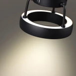 Светильник подвесной светодиодный Novotech Turn 359398 LED 12W вниз/5W вверх 220V 1360Лм 3000K (кольцо)