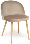 Обеденный стул Tetchair MELODY (Металл,Вельвет/Натуральное дерево) 12665