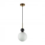 Подвесной светильник Odeon Light Lolla 4361/1A бронзовый/белый/камень/металл IP20 E14 40W 220V