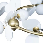 Подвесная люстра Loft IT Matisse 10008/1050 white (220V, на тросе, шарики)