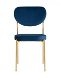 Стул Stool Group Барбара NEW велюр королевский синий золотые ножки УТ000036050