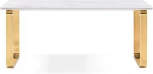 Керамический стол Селена 180 (Селена 4 180х90х77 белый мрамор / золото) Notta арт.572191