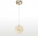 Подвесной светодиодный светильник Lussole Napa LSP-7271 в форме шара (220V, на проводе, шар)
