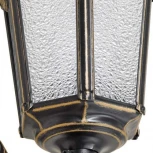 Настенный фонарь уличный Кузнечное дело Ретро 34-001-ЧЗ (220V, ковка, под старину, IP54)