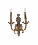 Бра Lucia Tucci Firenze W1781.2 antique gold (220V, подсвечник, свеча)