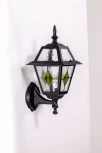 Уличный настенный фонарь Oasis Light FARO lead GLASS 91101/04 lgG Bl