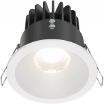 Встраиваемый светильник Zoom 4000K 1x12Вт 60° IP 65 Dim Triac LED Maytoni Technical DL034-L12W4K-D-W