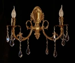 Бра Brizzi 8888 8888/2 AB Leaf crystal