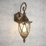 Настенный фонарь уличный Elektrostandard Orion черное золото