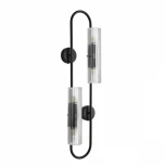 Бра Lumion Toronto 6561/4W SUSPENTIONI LN26 черный/прозрачный, металл/стекло G9 4*20W 220V